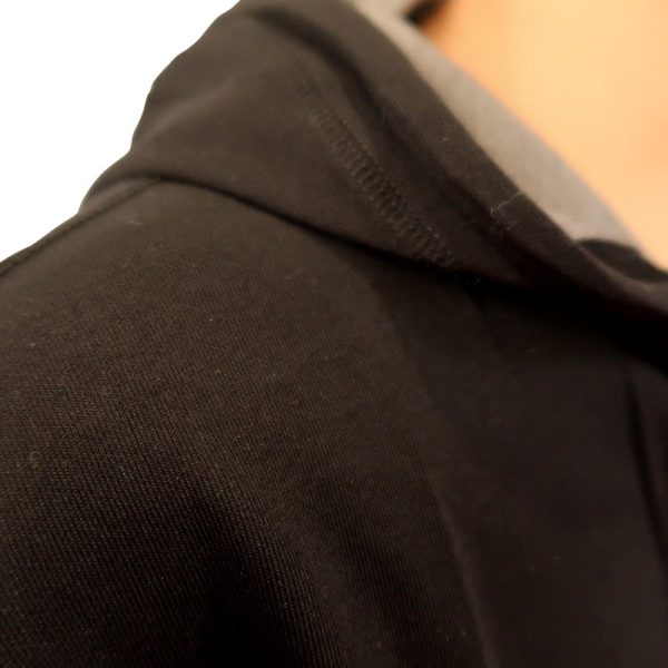 EMF Protection Logo Shielding Hoodie Unisex - Black - Image 3